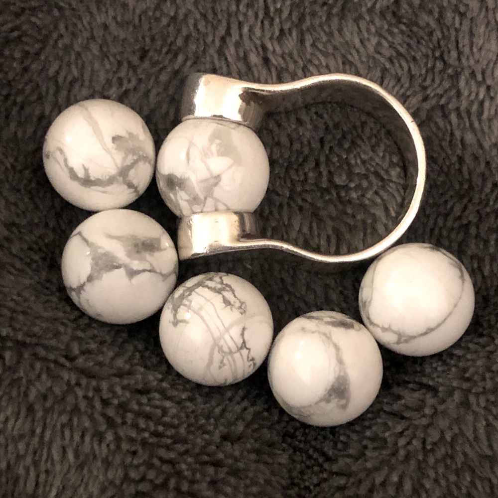 12mm Howlite Natural Gemstone Beads